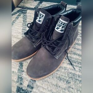 Roots Men's Tuff Boots Dark Brown